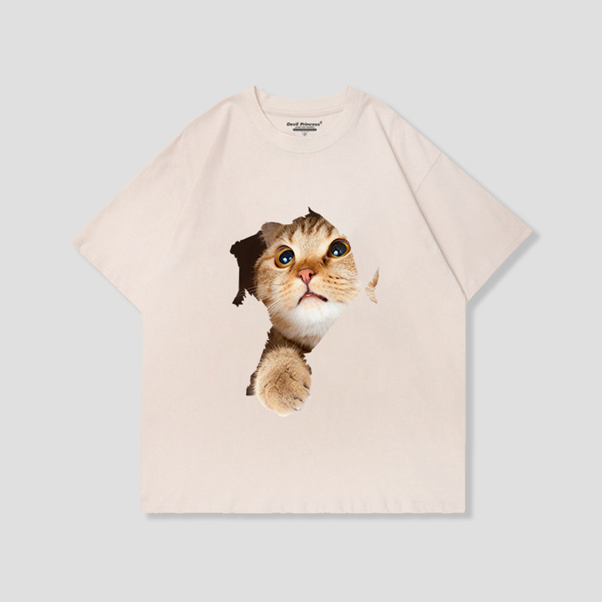 クラッシュキャット グラフィックTシャツ