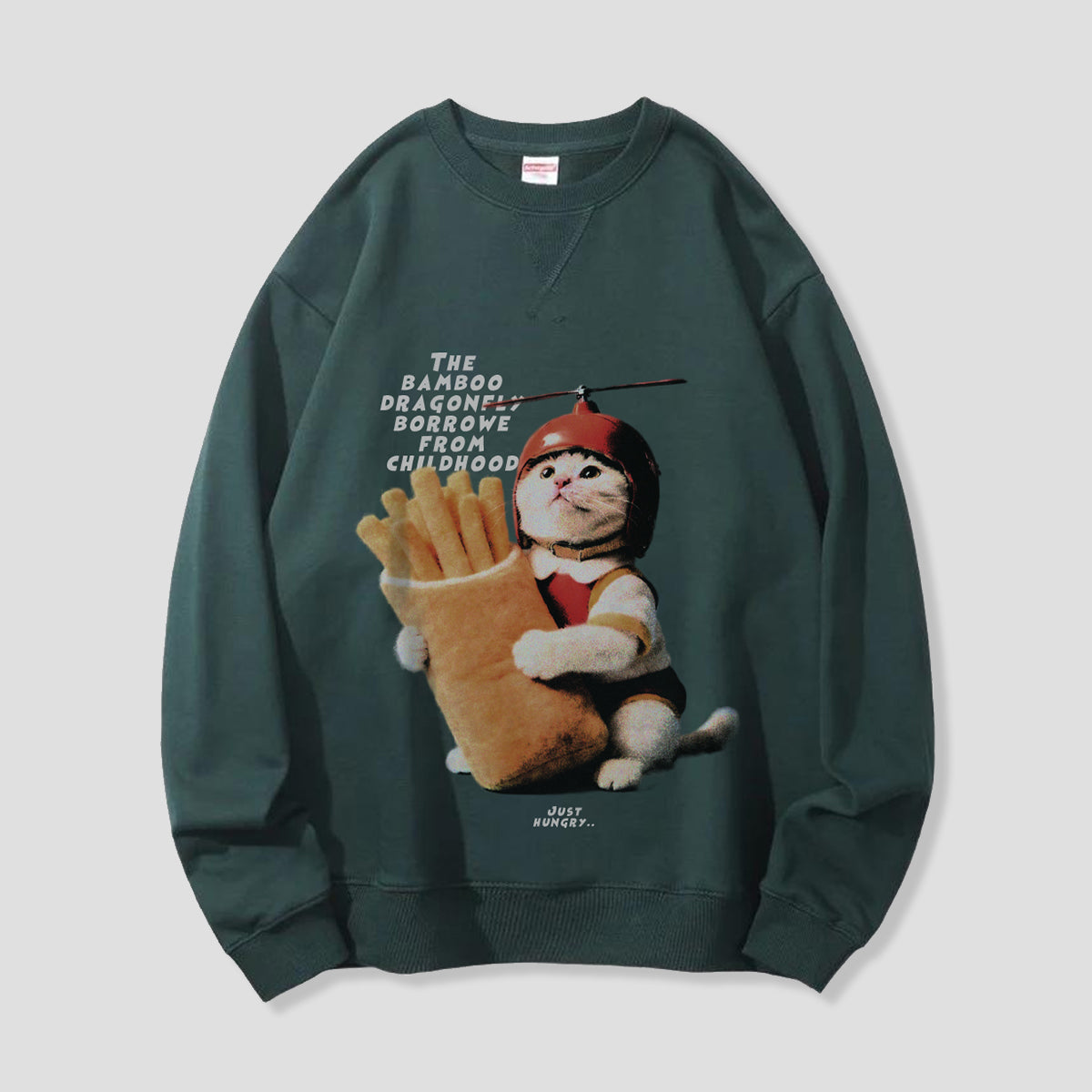 【予約】バンブーキャット ジャストハングリー スウェット