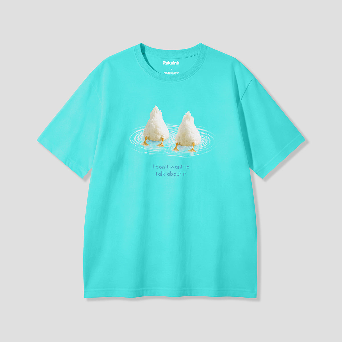 【予約】会話拒否アヒル グラフィックTシャツ