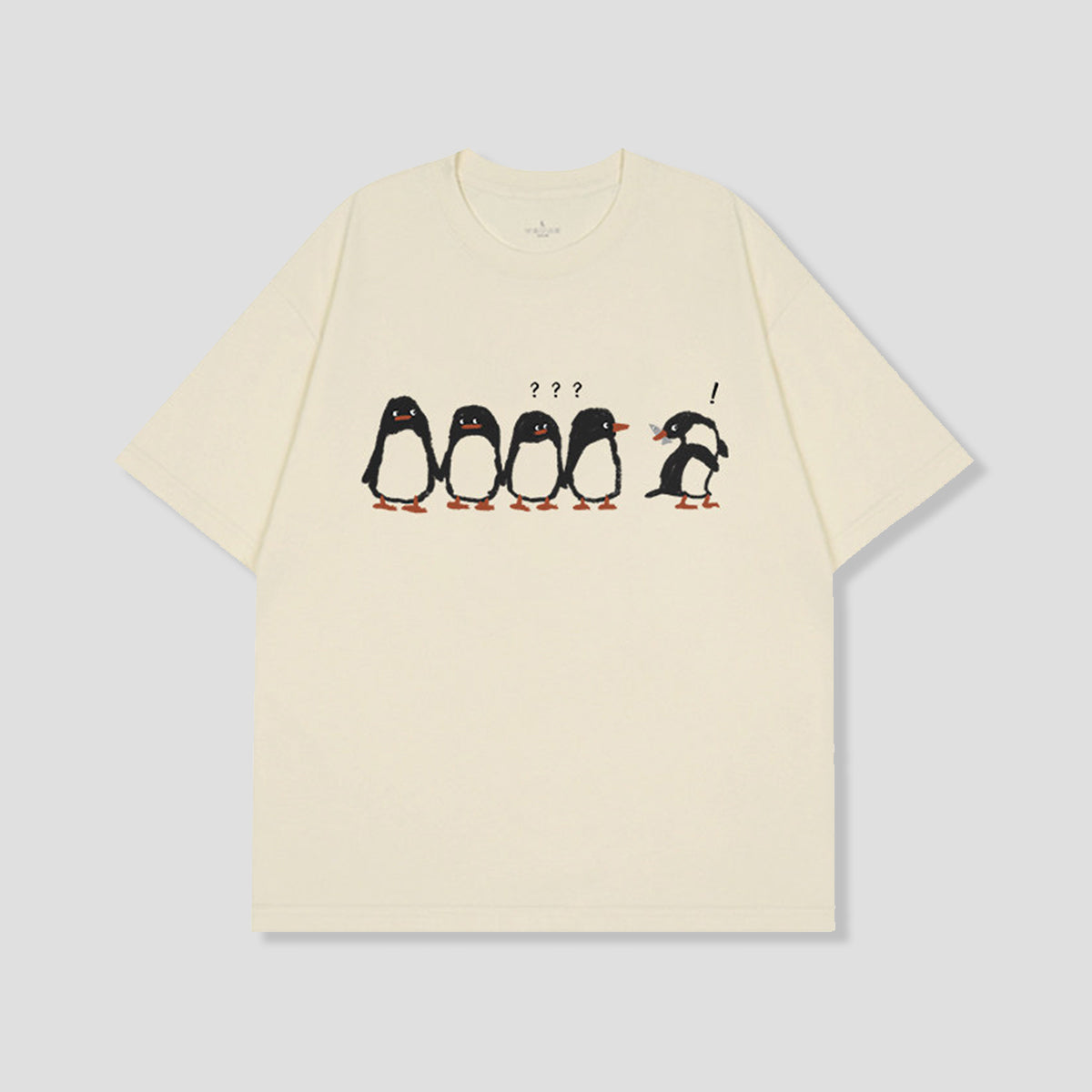 クエスチョンペンギン グラフィックTシャツ