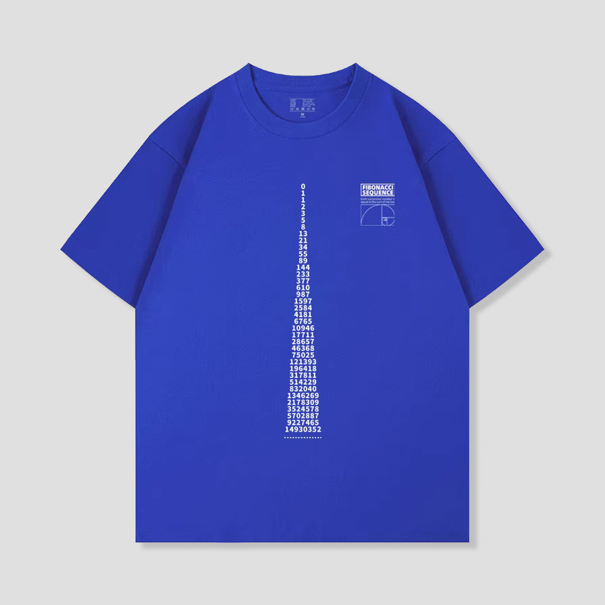 フィボナッチ数列Tシャツ