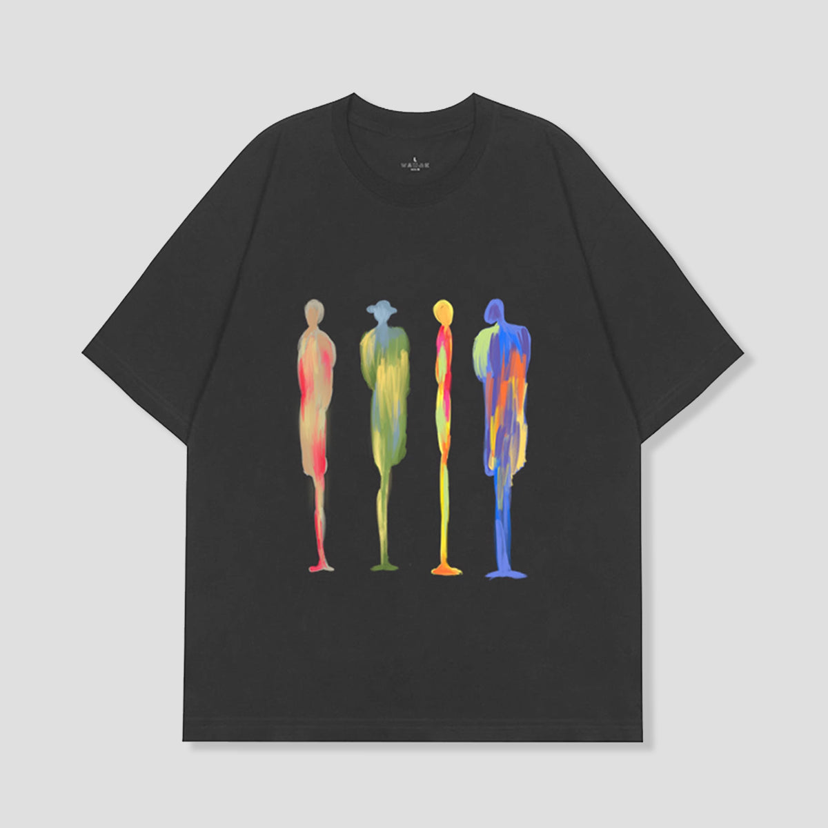 ブストラクトアートTシャツ