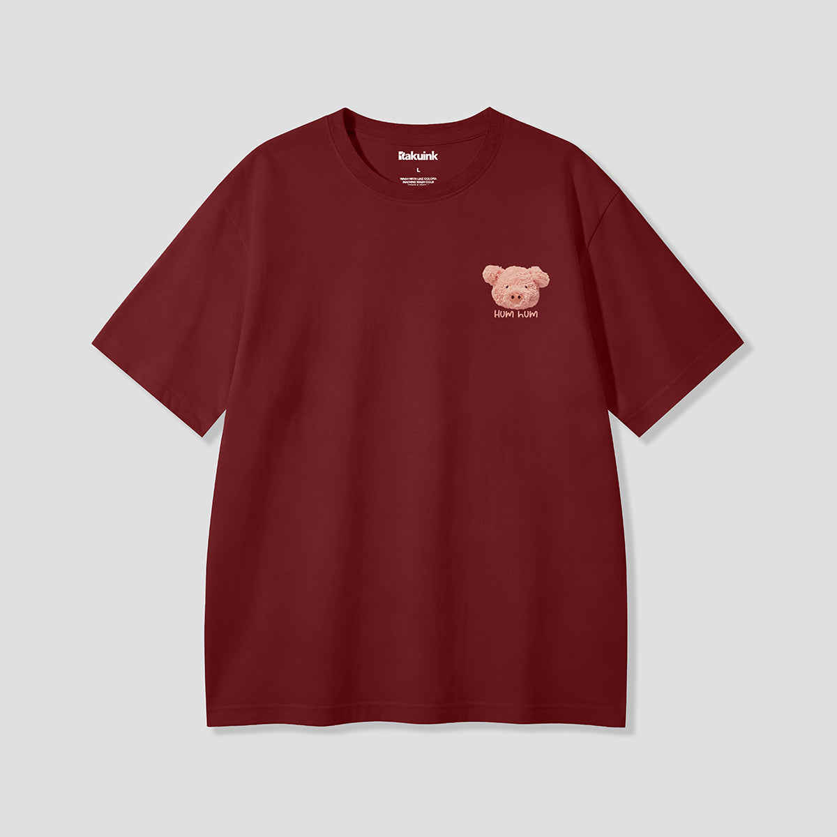【予約】HUM HUM ピッグ グラフィックTシャツ