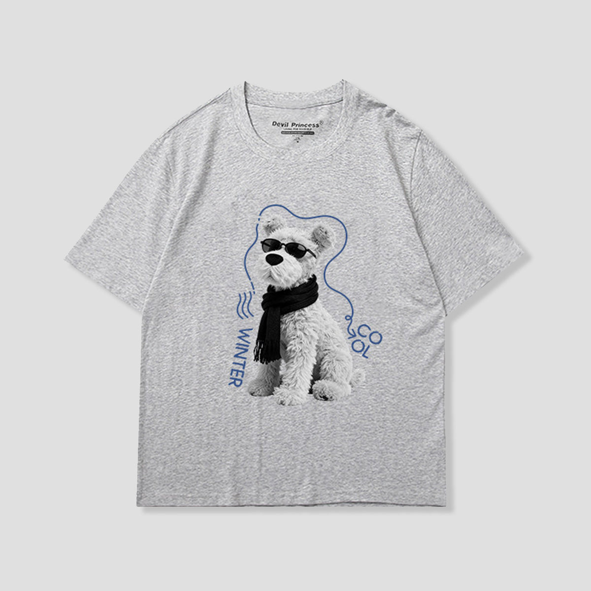 クールウィンタードッグ グラフィックTシャツ