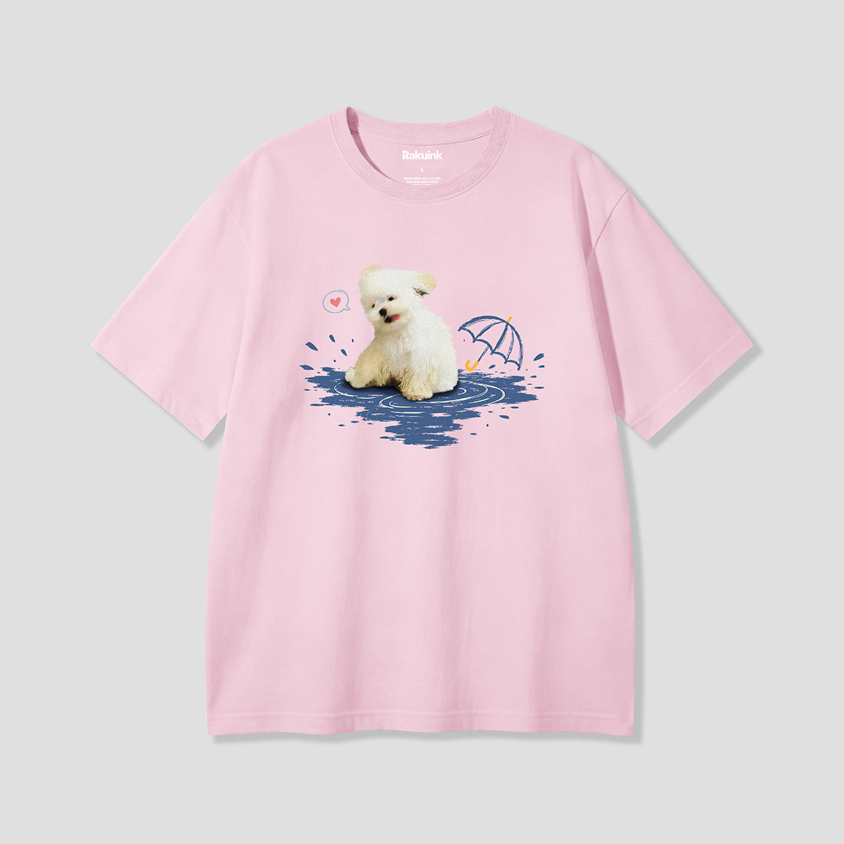 【予約】WET HAPPY ワンコ グラフィックTシャツ