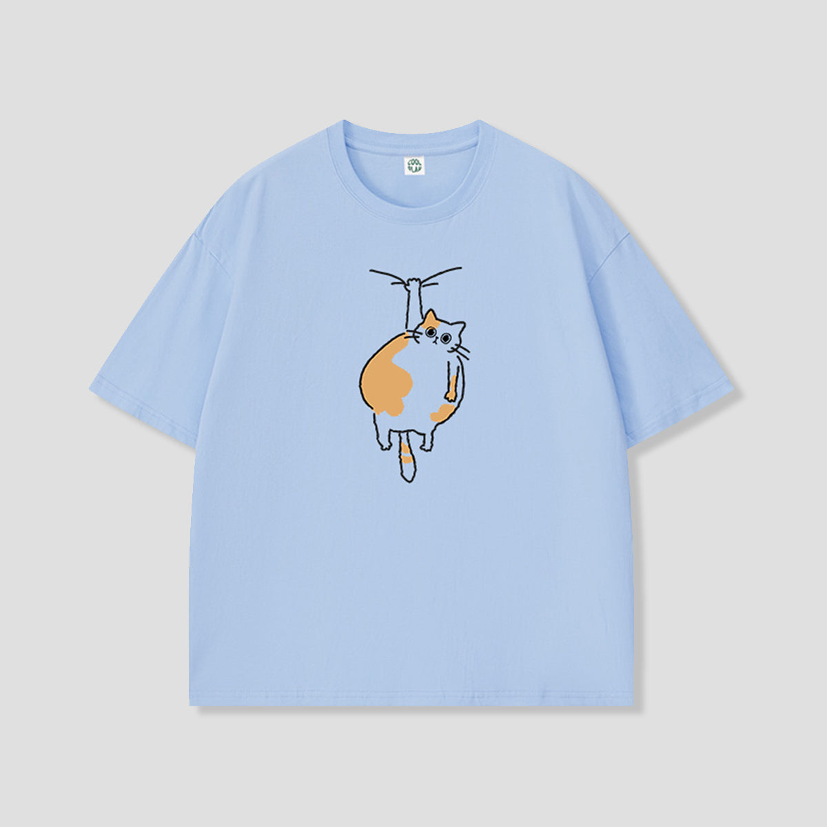 ハンギングキャット グラフィックTシャツ