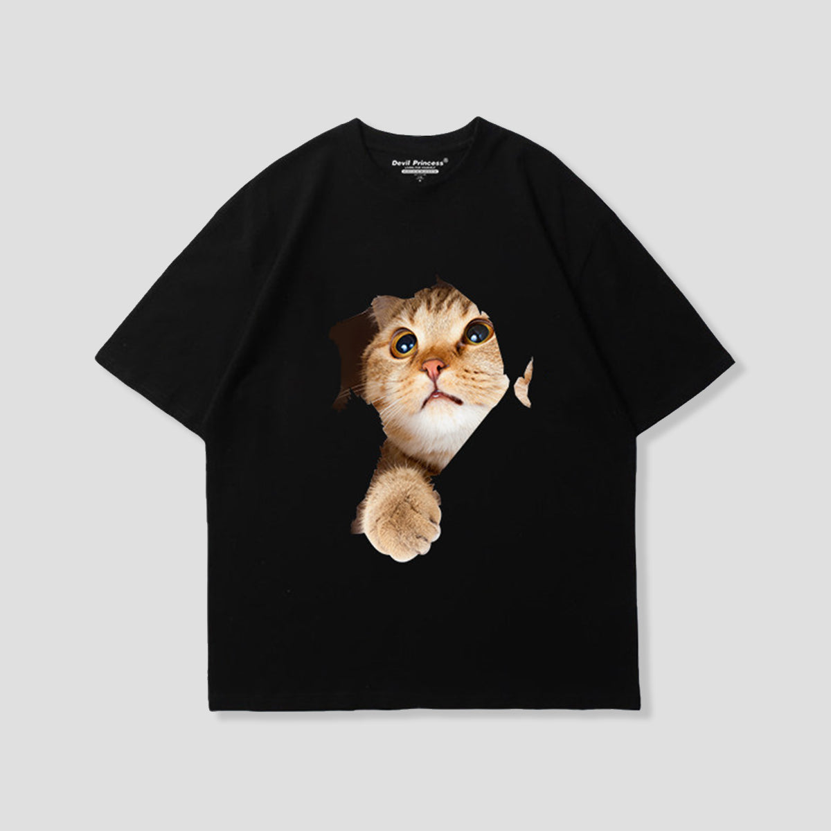 クラッシュキャット グラフィックTシャツ