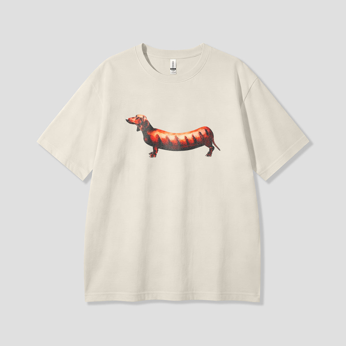 【予約】ちょいアツ ダックスフンドプリントTシャツ