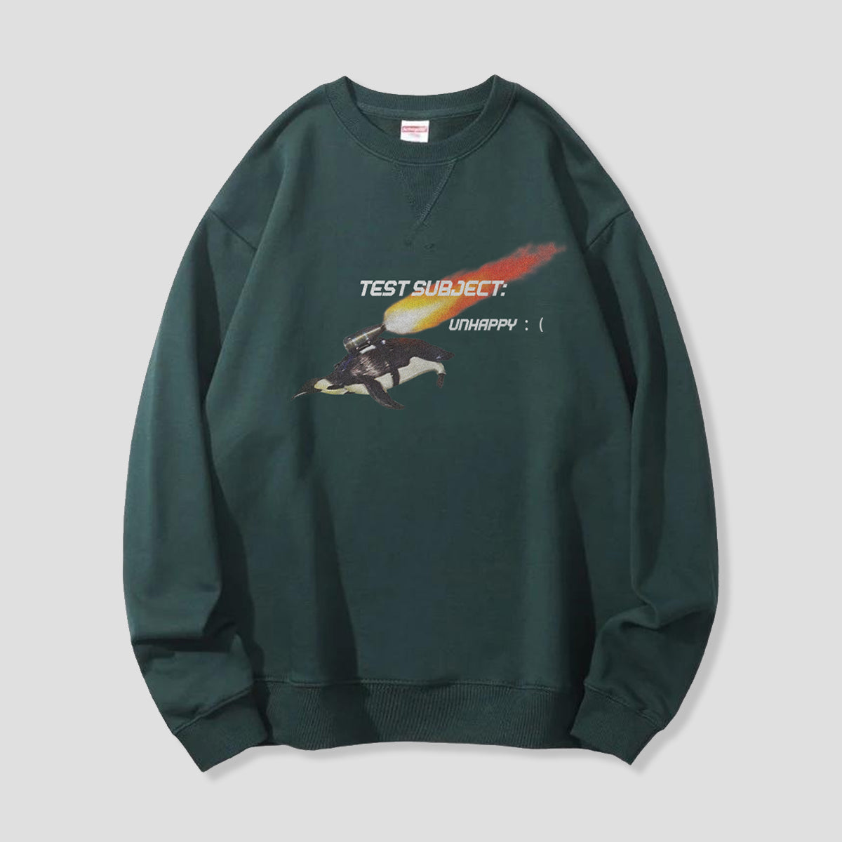 【予約】Unhappy Test Subject ペンギン グラフィックスウェット
