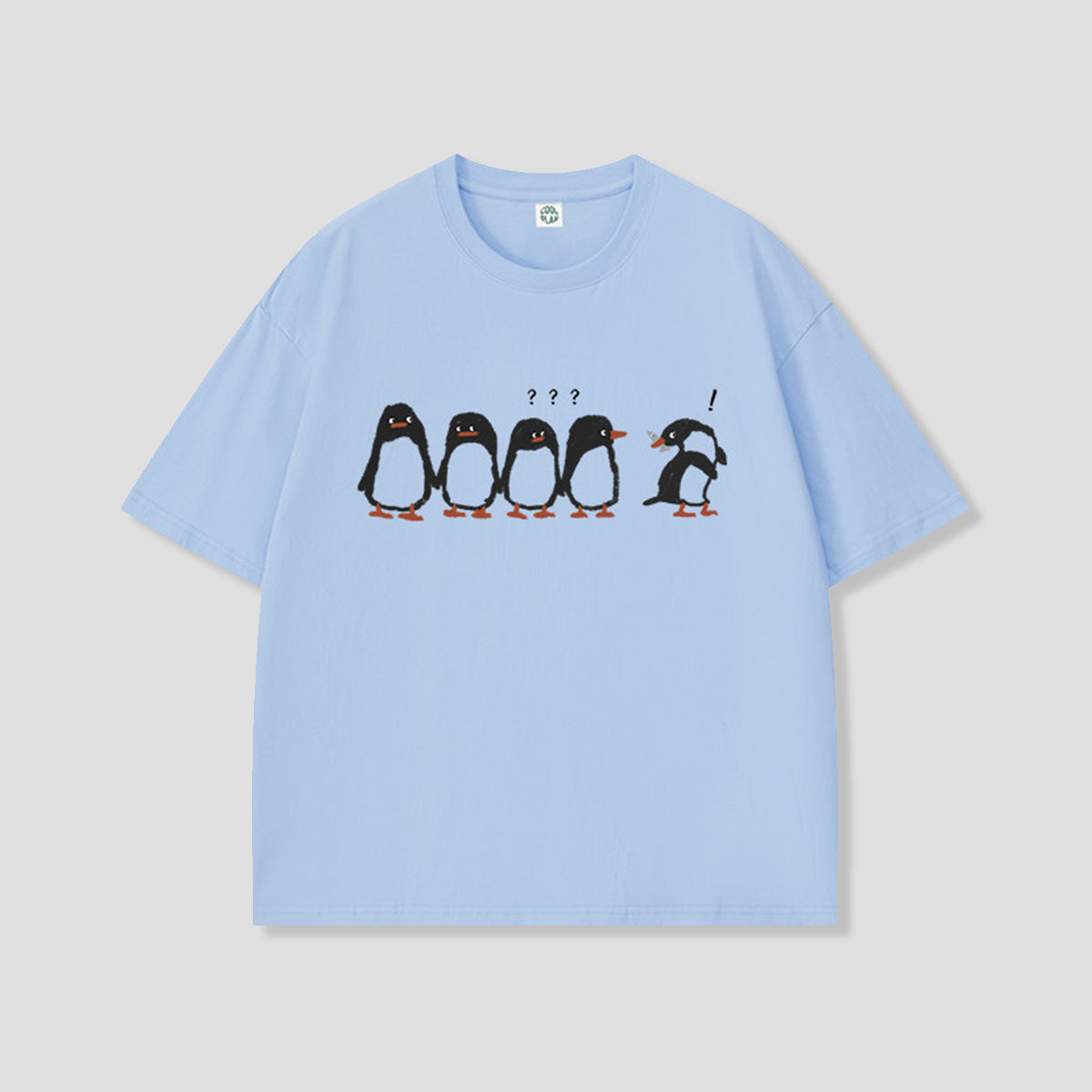クエスチョンペンギン グラフィックTシャツ
