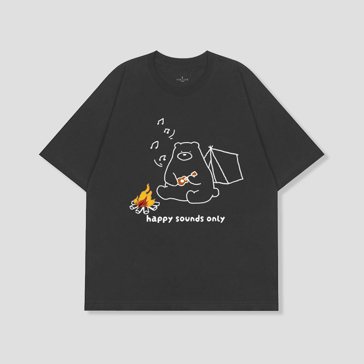 ハッピーサウンズベア グラフィックTシャツ