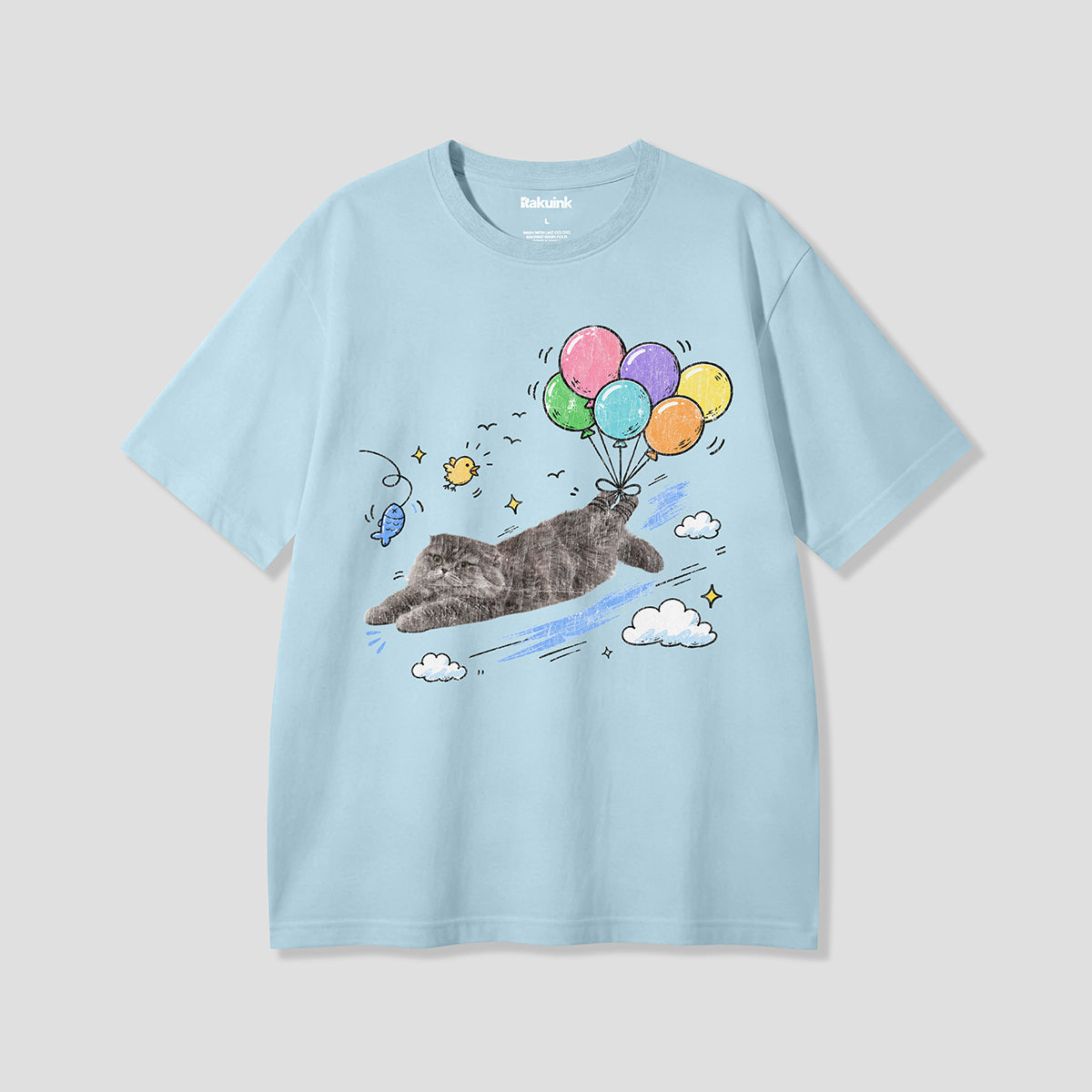 【予約】つれてかないでフィッシュ グラフィックTシャツ