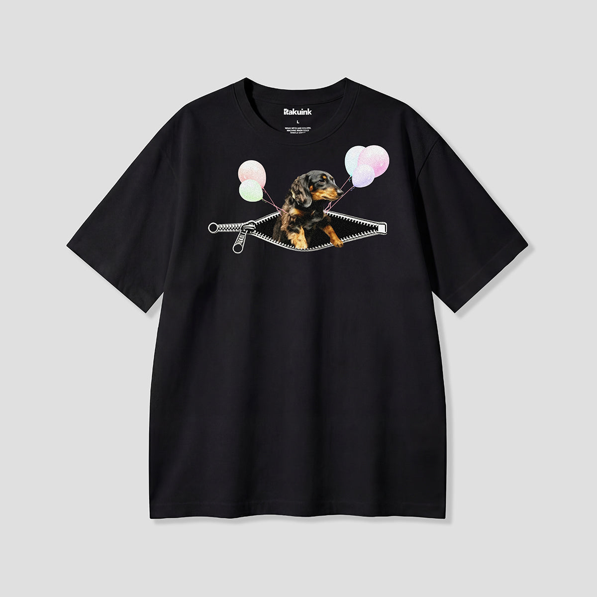 【予約】ジップバルーンドッグ グラフィックTシャツ