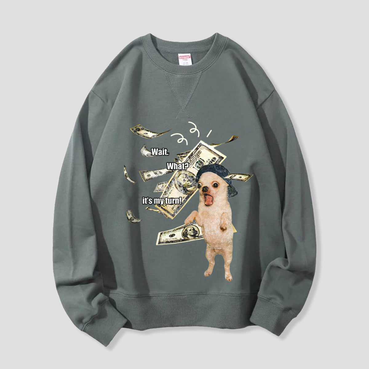 【予約】WAIT, WHAT? DOG グラフィックスウェット