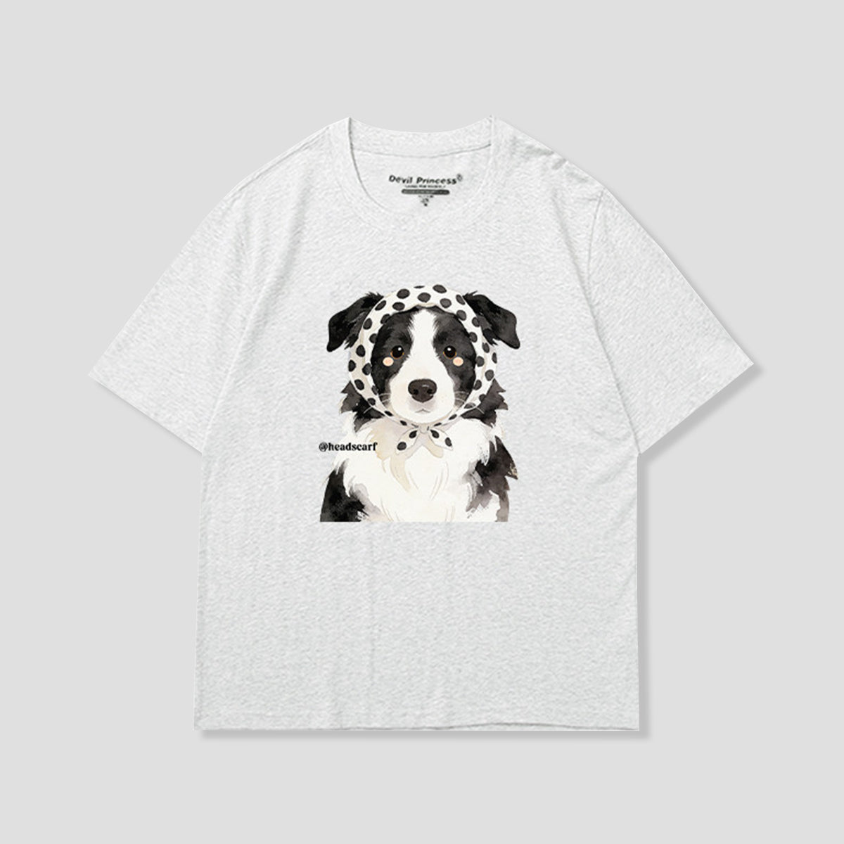 ドットスカーフボーダー グラフィックTシャツ