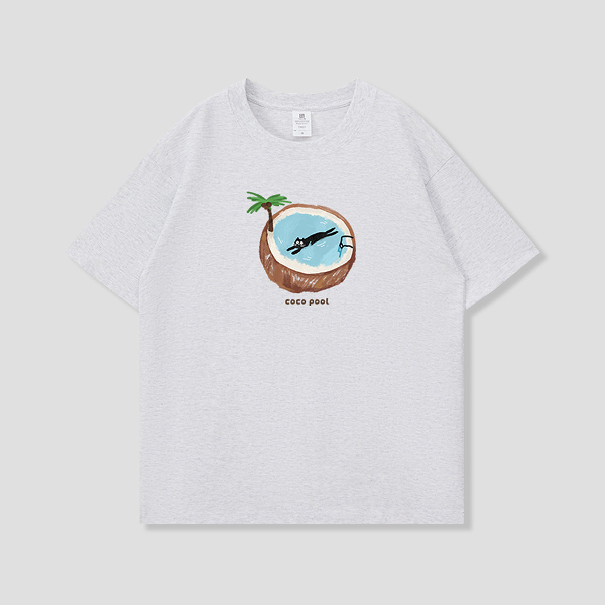 ココナッツプール キャット グラフィックTシャツ