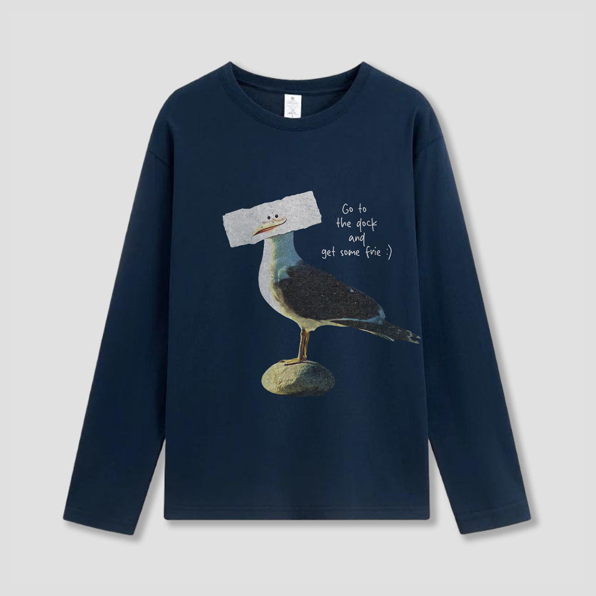 【予約】とりあえずポテト。 シーガルグラフィック ロングスリーブ