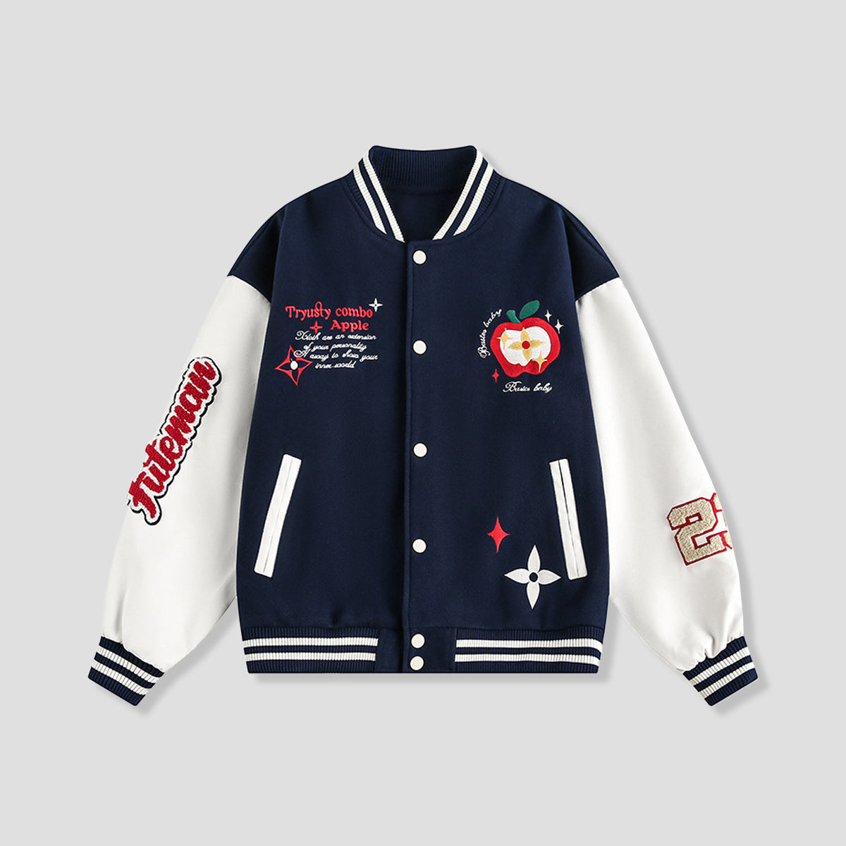 アップルエンブロイダリー ジャケット