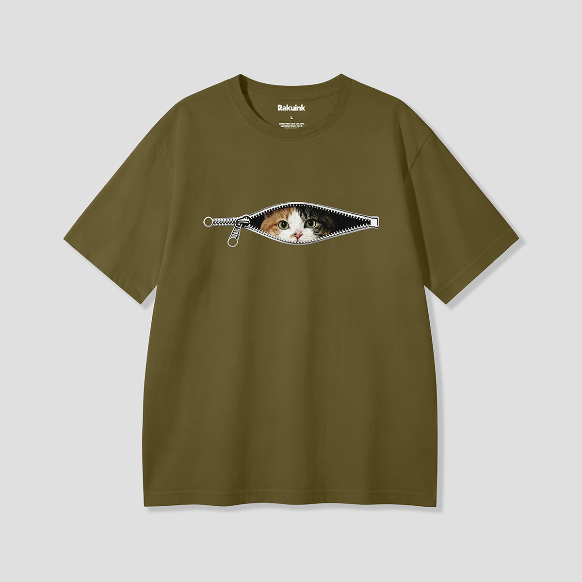 【予約】ジップピープキャット グラフィックTシャツ