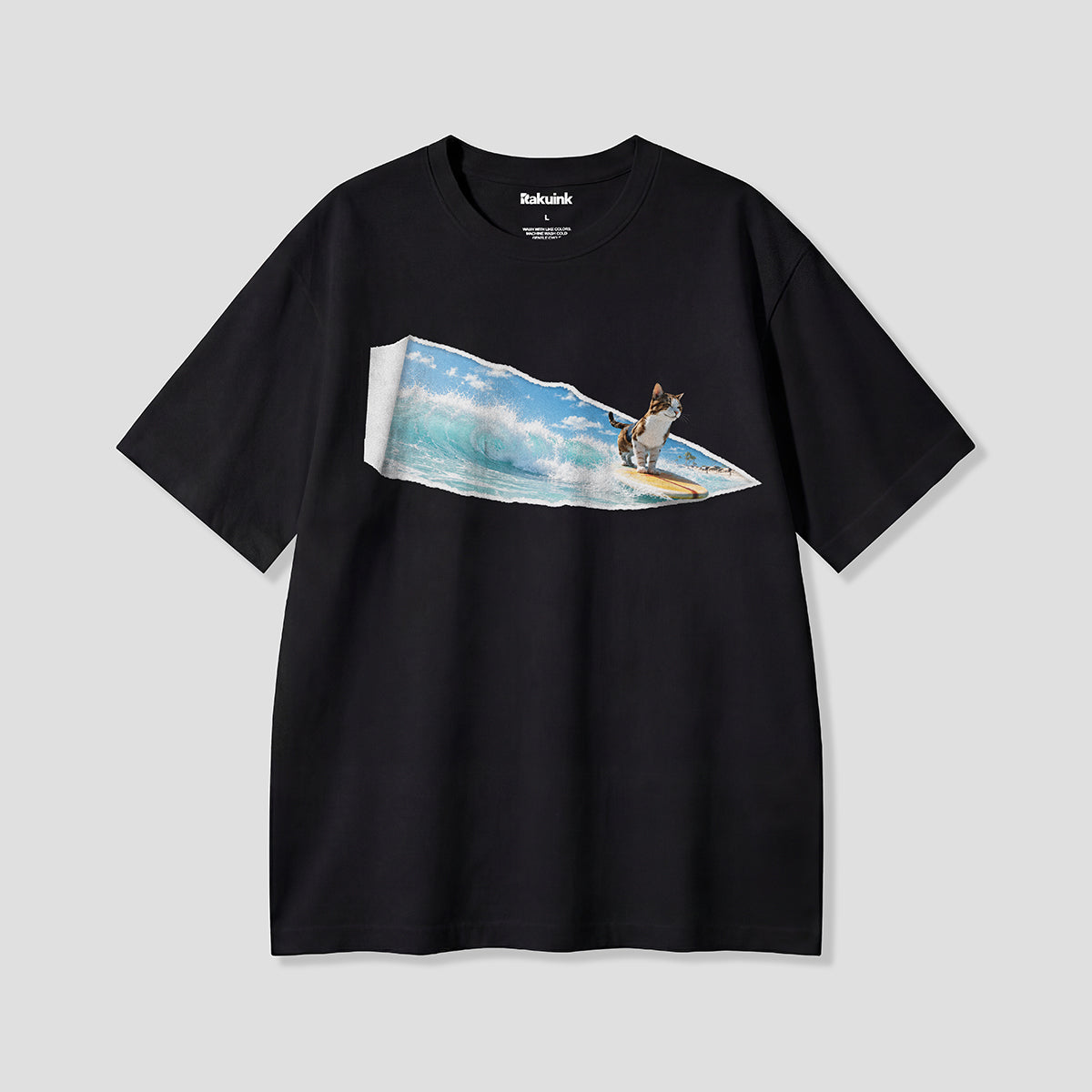 【予約】ウェーブライドキャット グラフィックTシャツ