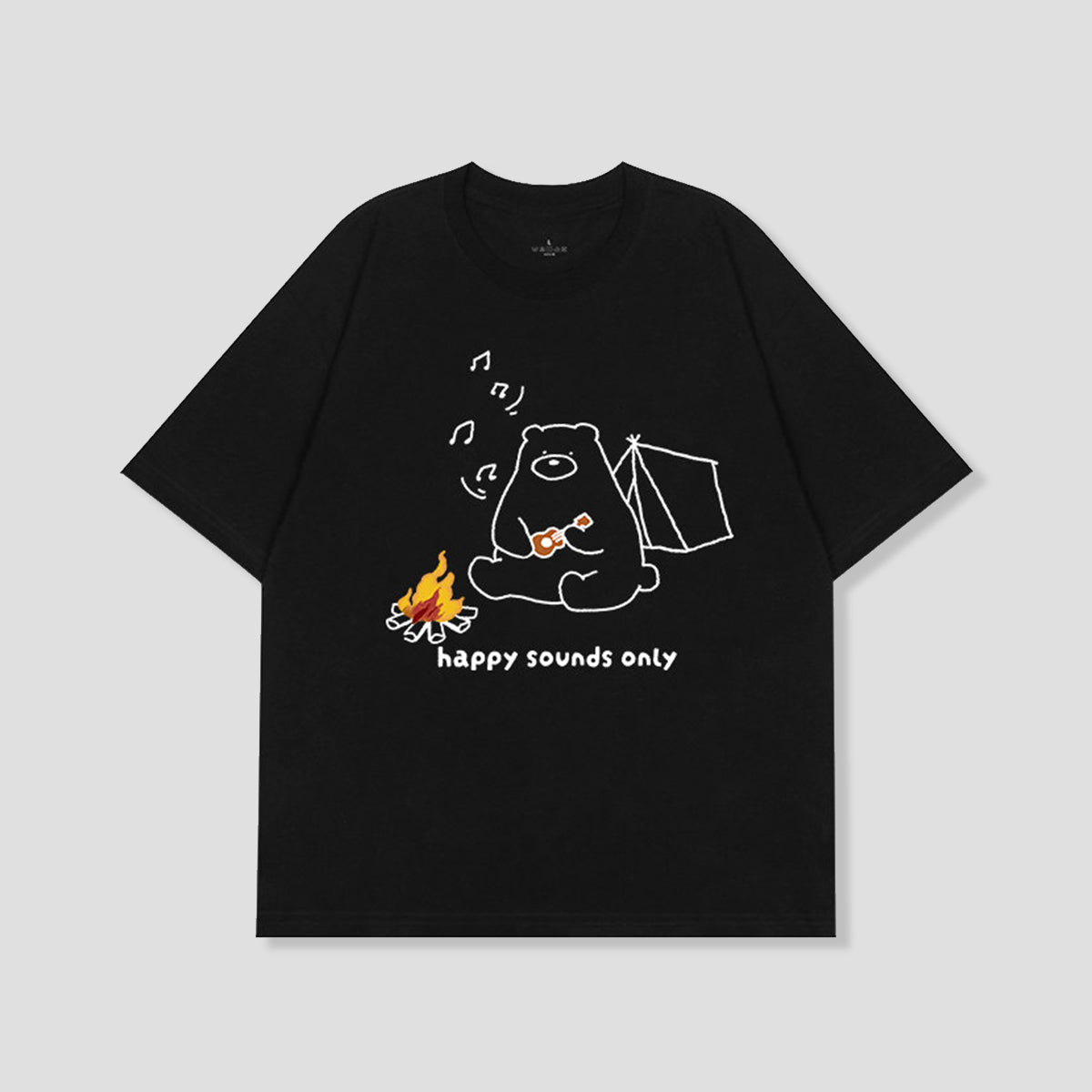ハッピーサウンズベア グラフィックTシャツ