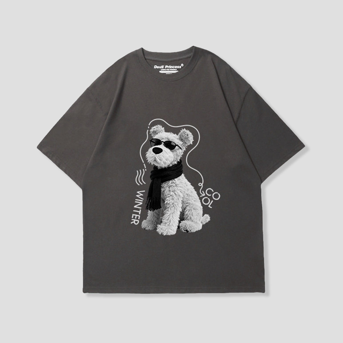 クールウィンタードッグ グラフィックTシャツ