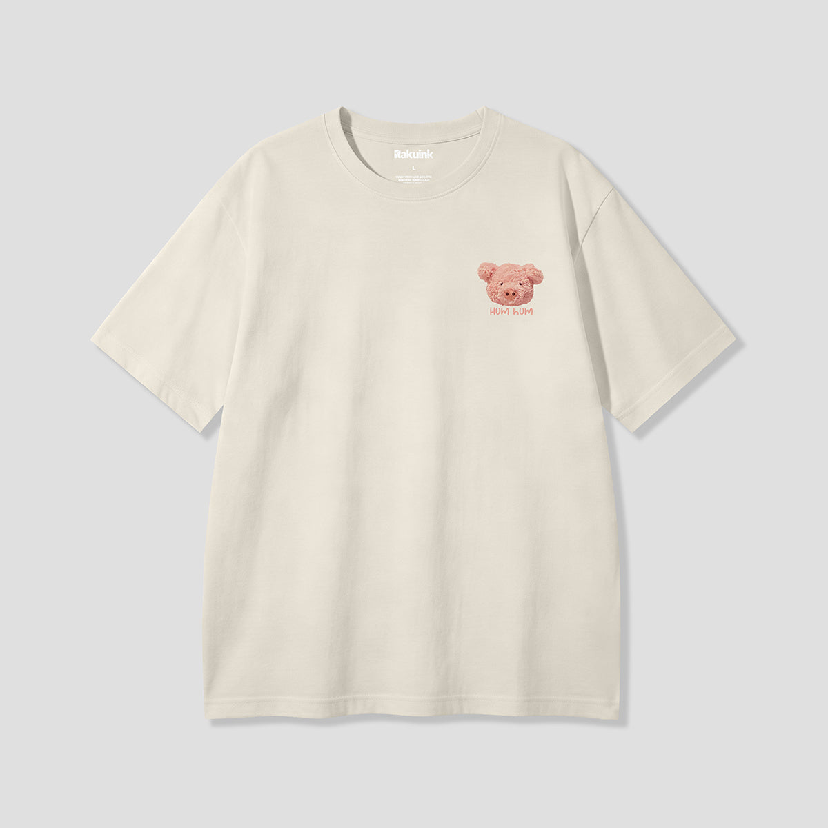 【予約】HUM HUM ピッグ グラフィックTシャツ