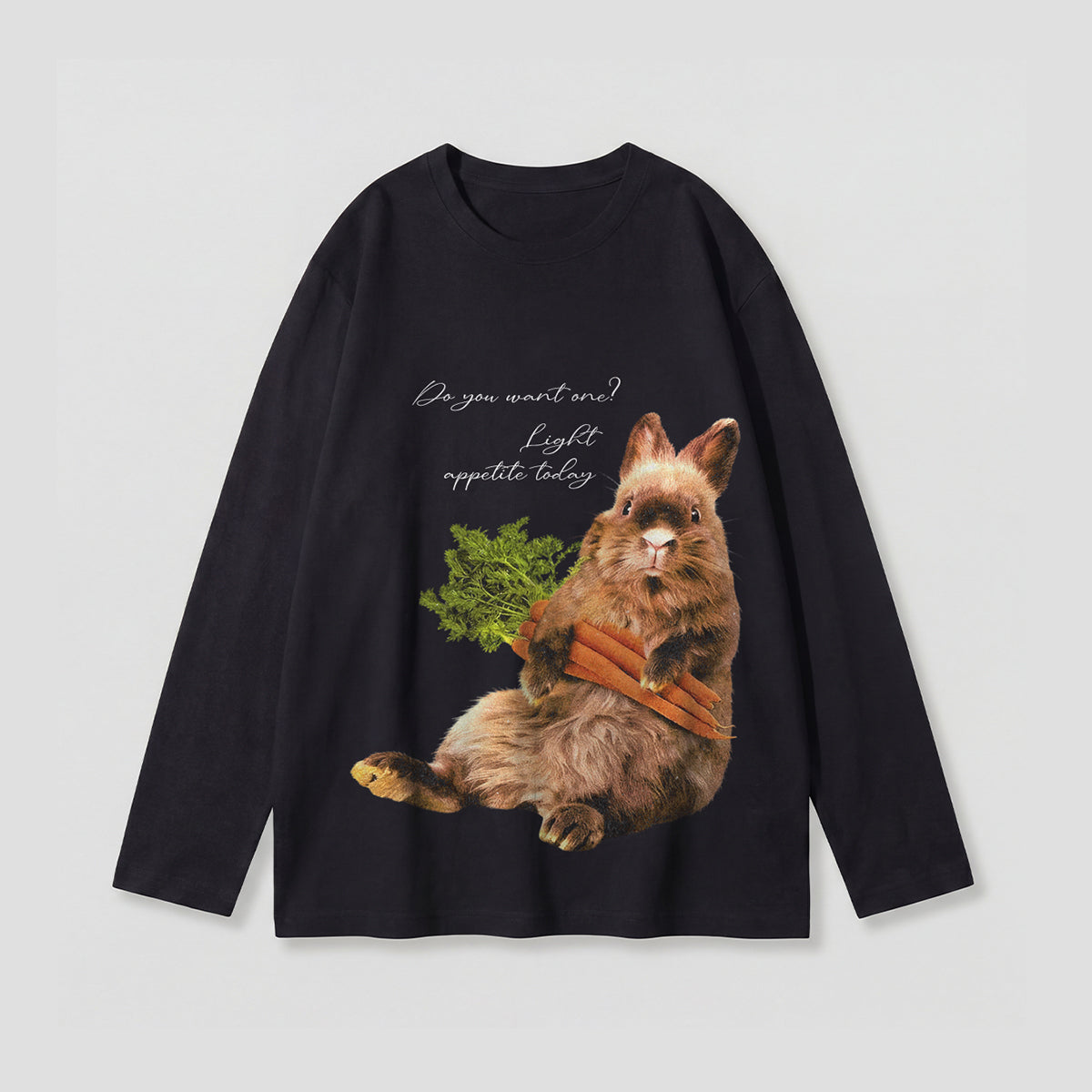 【予約】キャロット泥棒ラビット グラフィック ロングスリーブ