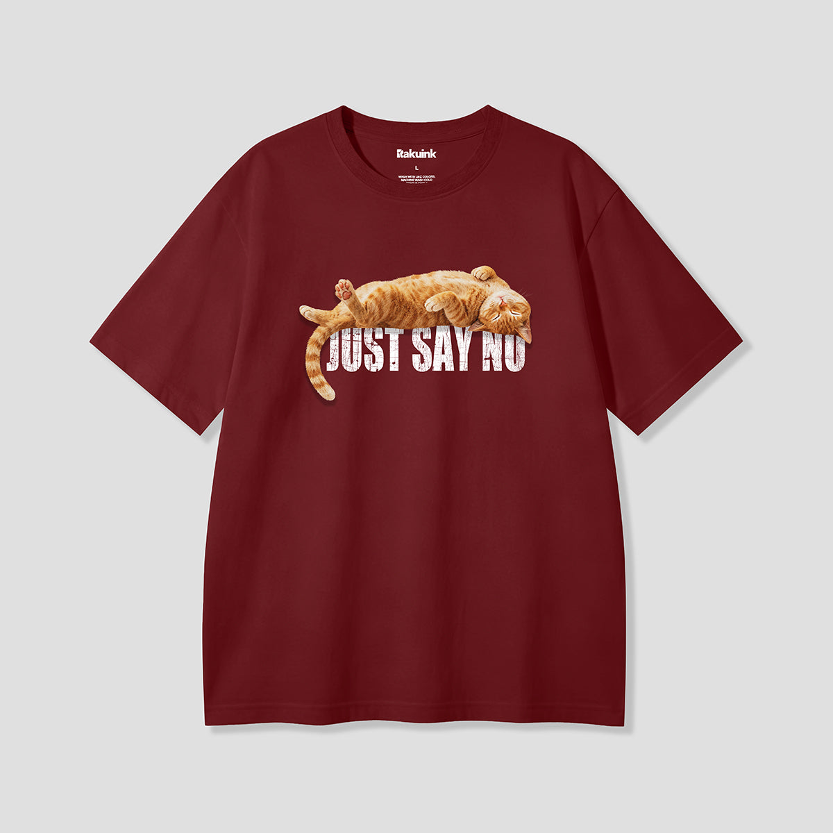 【予約】JUST SAY NO キャット グラフィックTシャツ