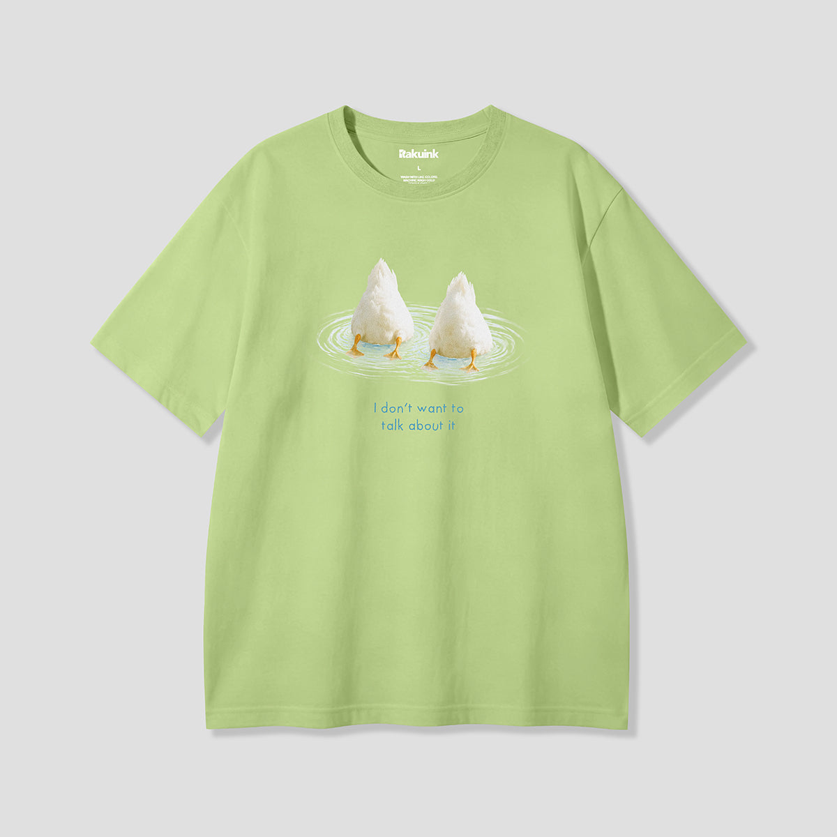 【予約】会話拒否アヒル グラフィックTシャツ