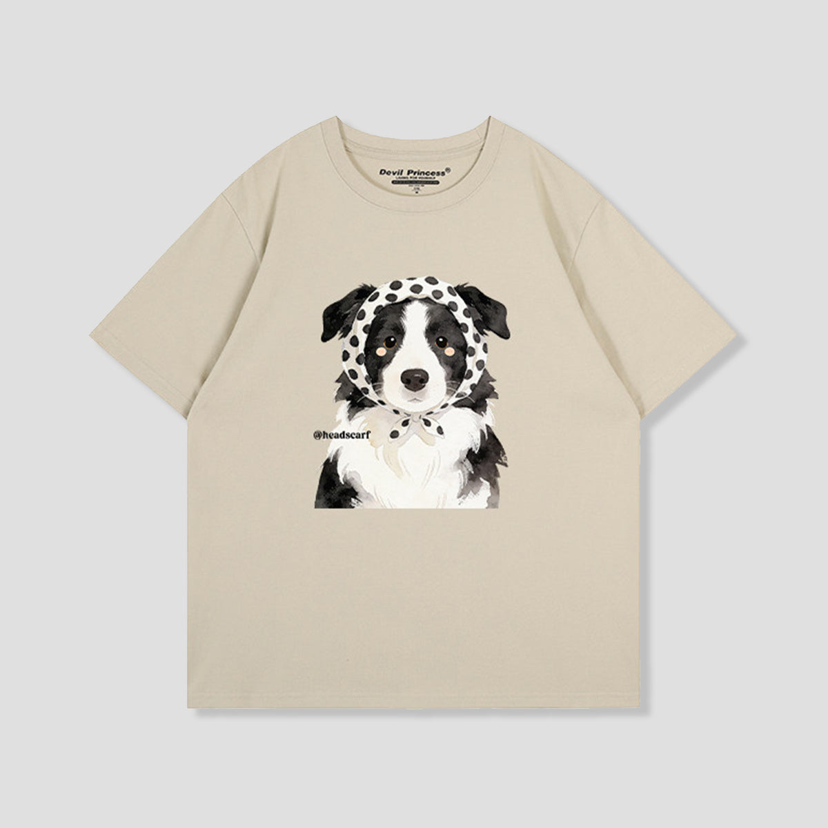 ドットスカーフボーダー グラフィックTシャツ