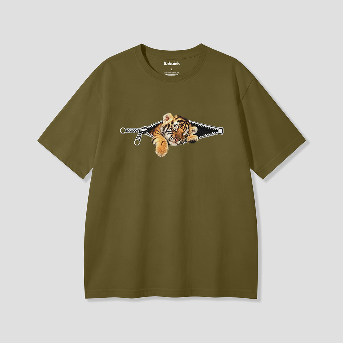 【予約】ジップスリーピータイガー グラフィックTシャツ