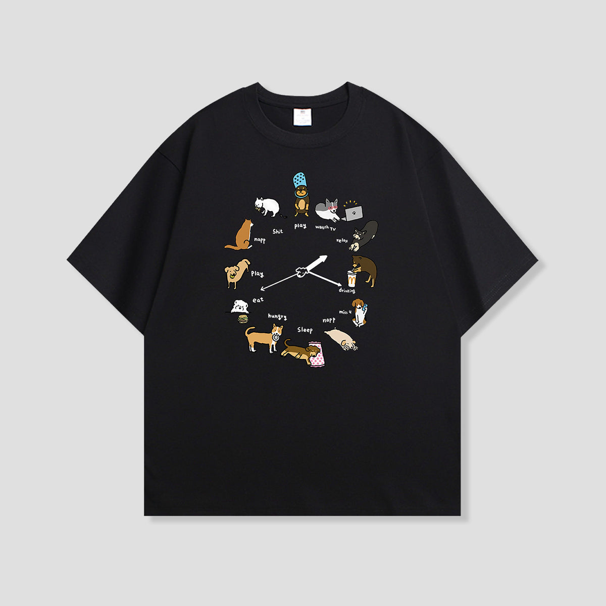 ドッグライフサークル グラフィックTシャツ