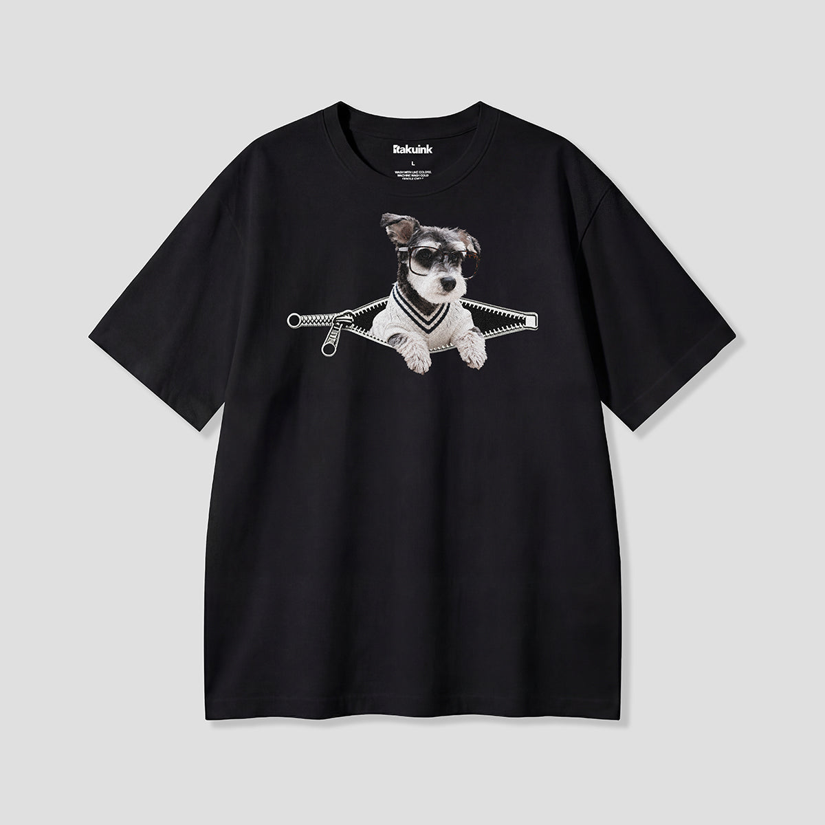 【予約】ジップシュナウザー(サングラス) Tシャツ