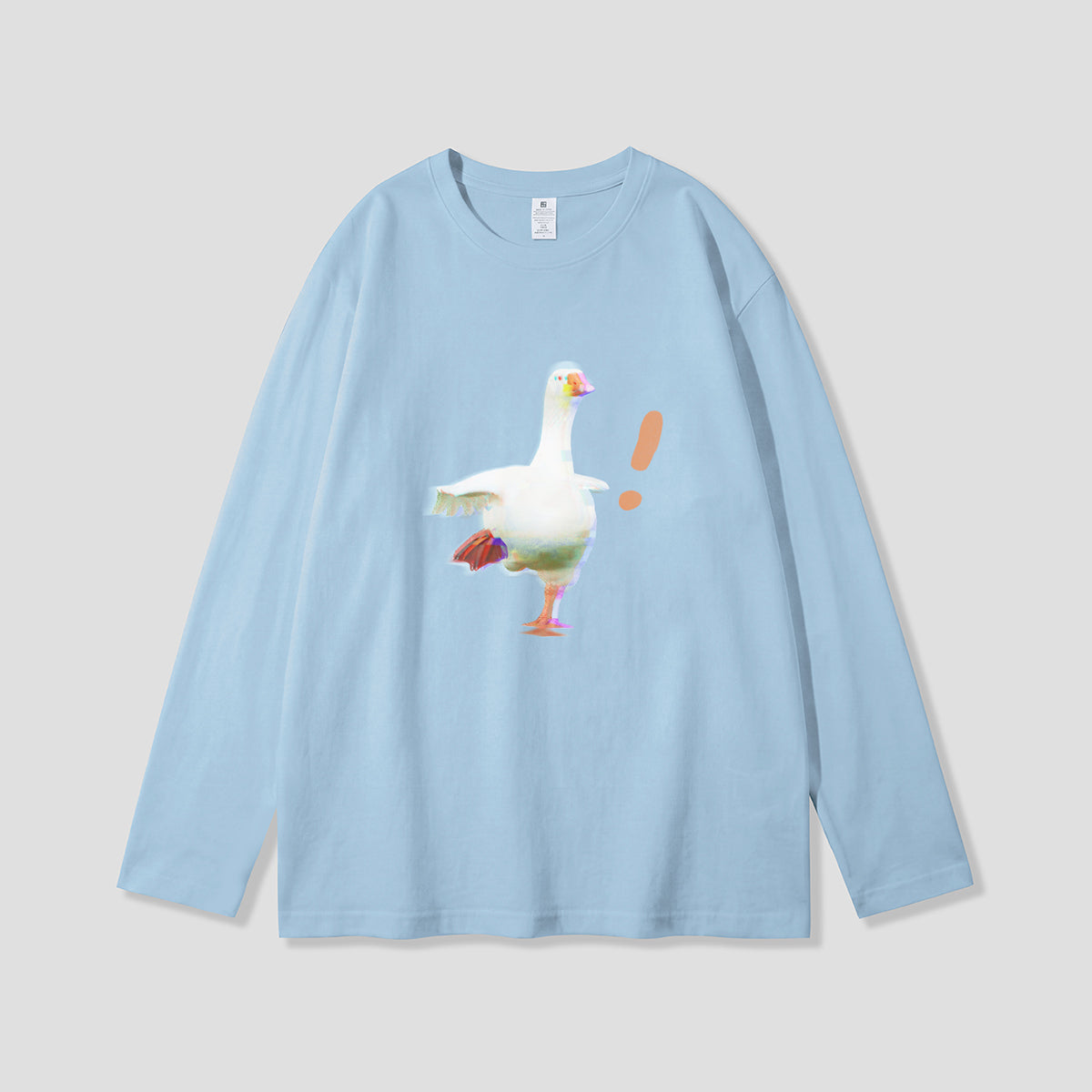 【予約】びっくりガチョウ グラフィックロングスリーブ