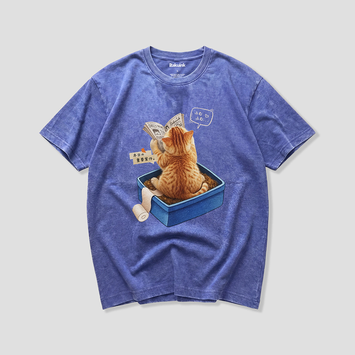 【予約】ひとり時間キャット グラフィックTシャツ
