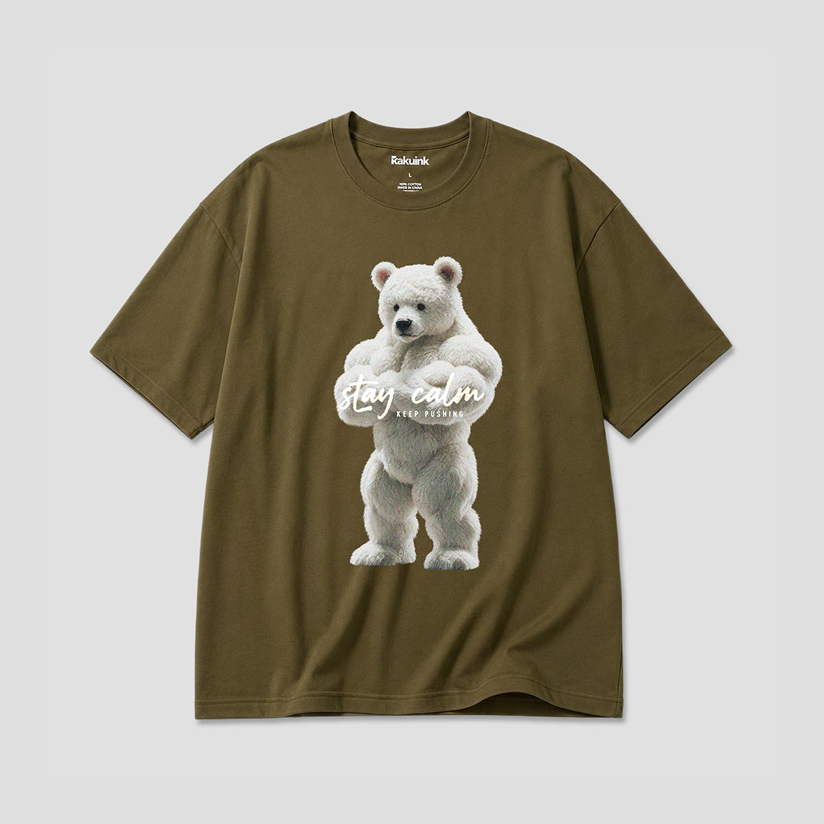 【予約】マッスルホッキョクグマ グラフィックTシャツ