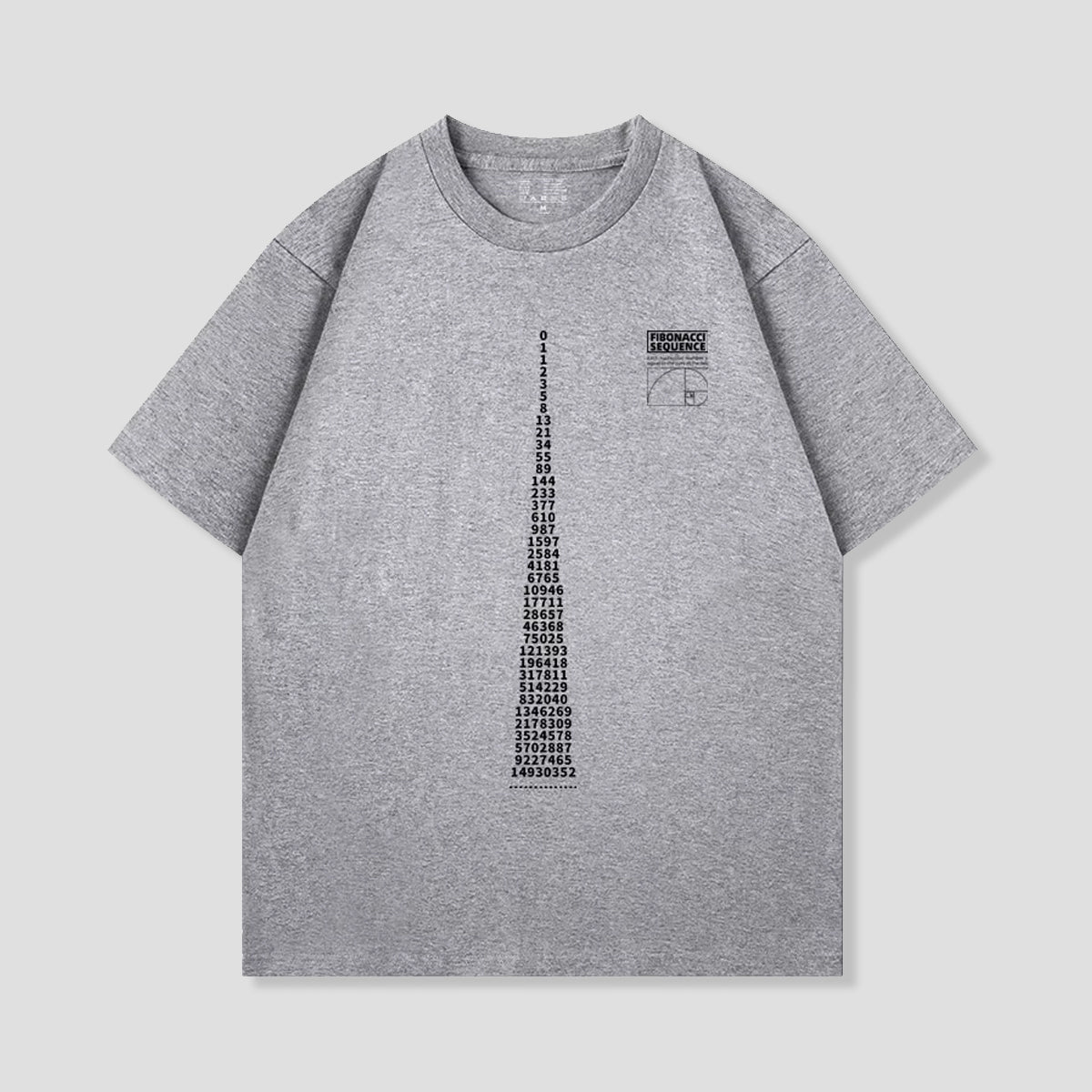 フィボナッチ数列Tシャツ