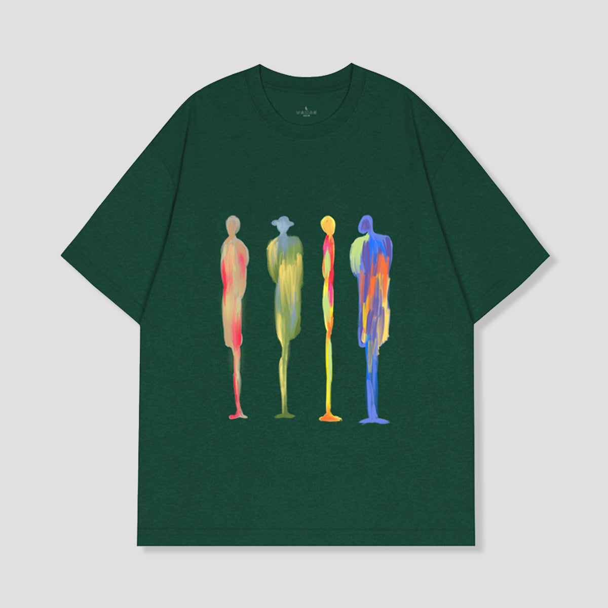 ブストラクトアートTシャツ