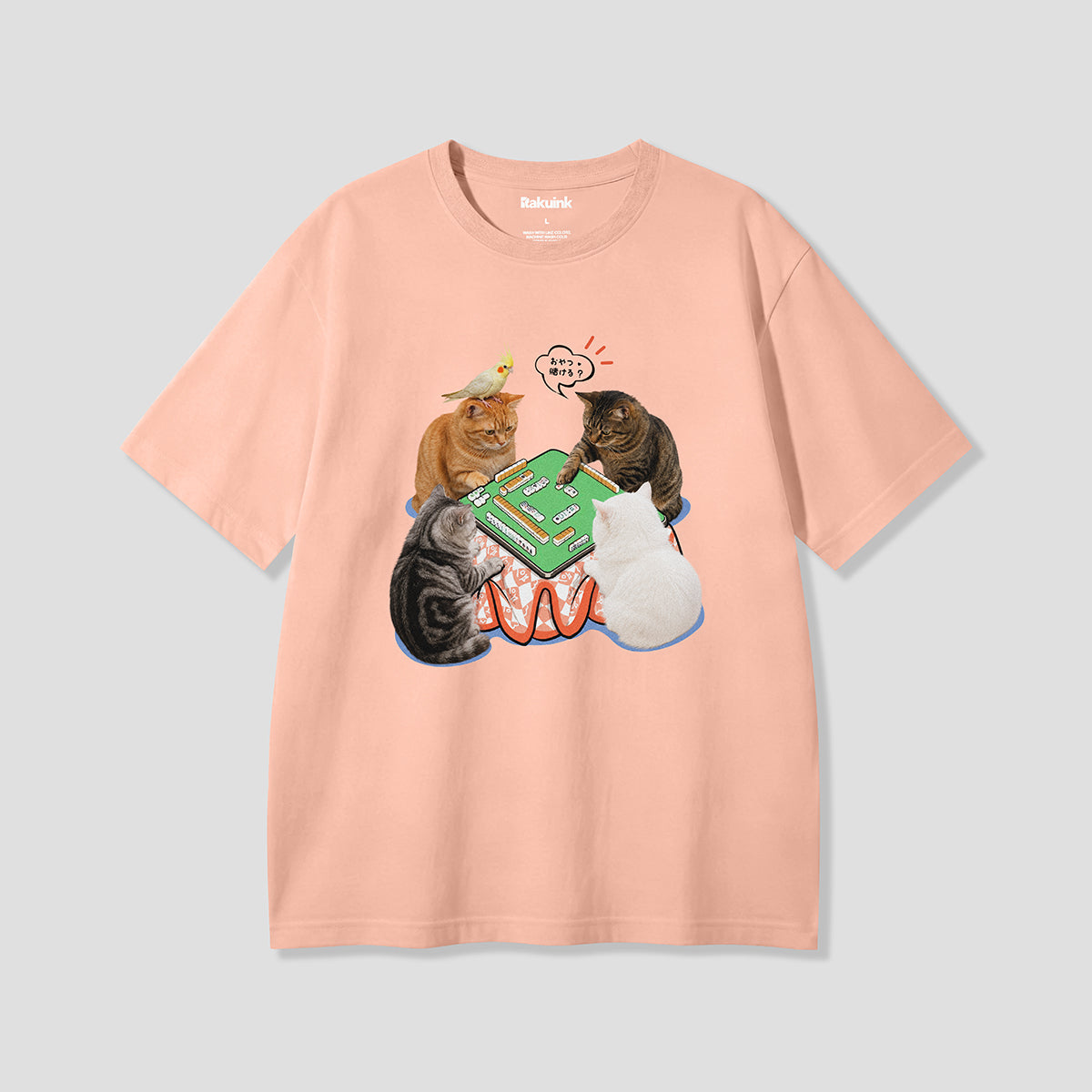 【予約】MEOWJONG キャットグラフィックTシャツ