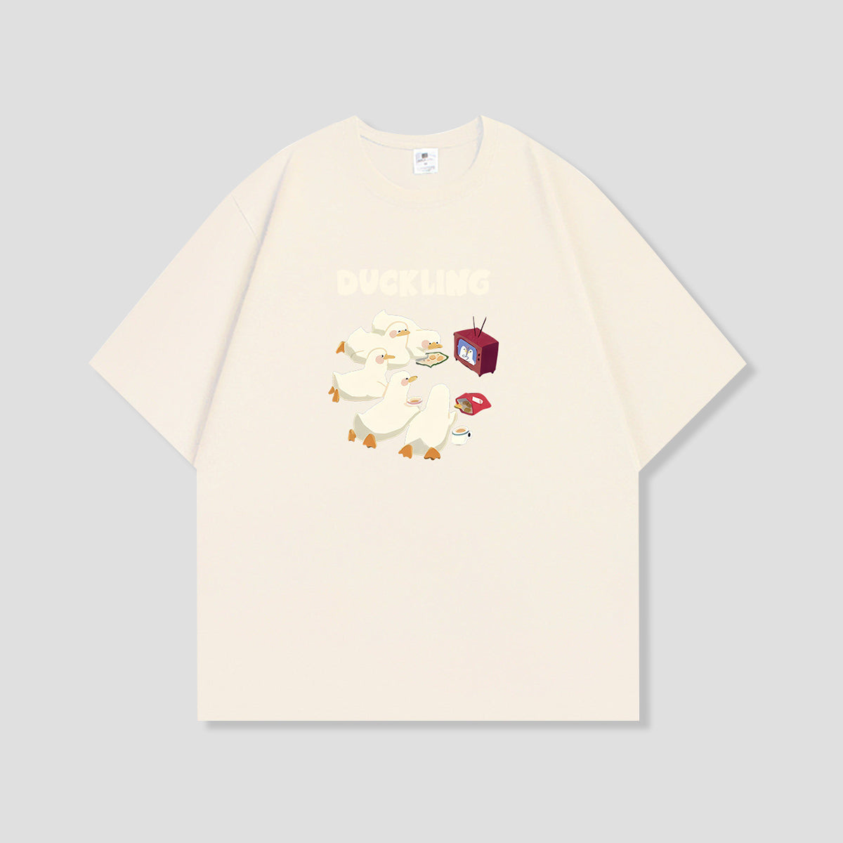 テレビっ子ダック グラフィックTシャツ