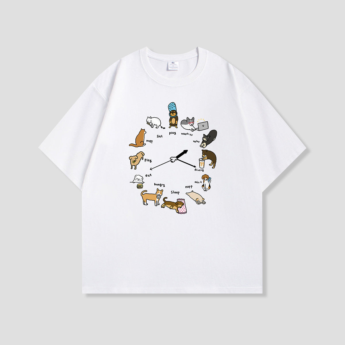 ドッグライフサークル グラフィックTシャツ