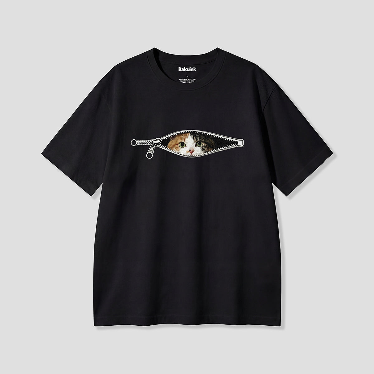 【予約】ジップピープキャット グラフィックTシャツ