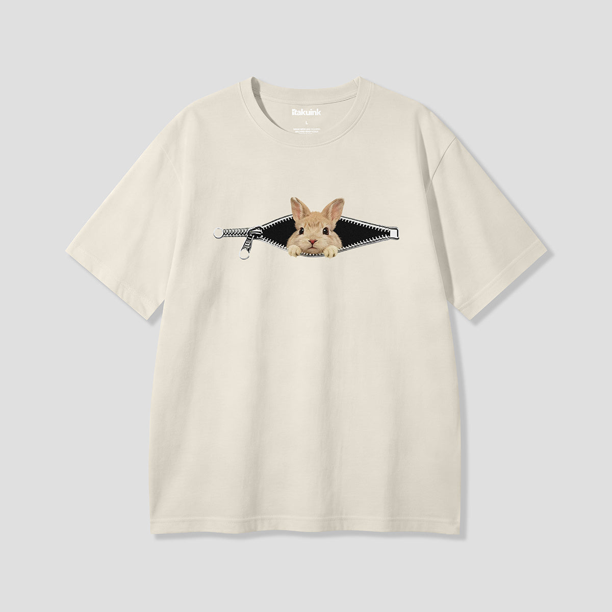 【予約】ジップポケットバニー グラフィックTシャツ