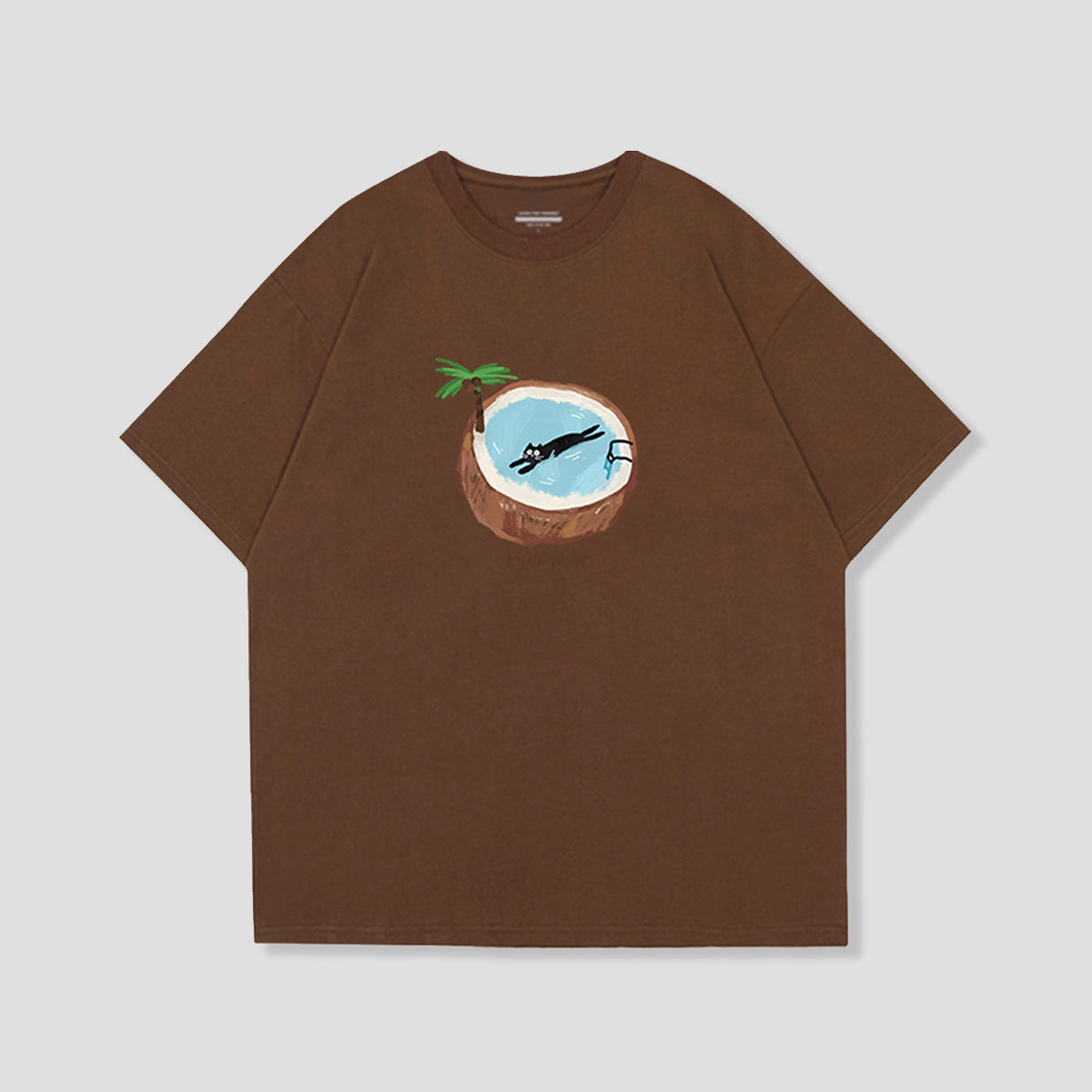 ココナッツプール キャット グラフィックTシャツ