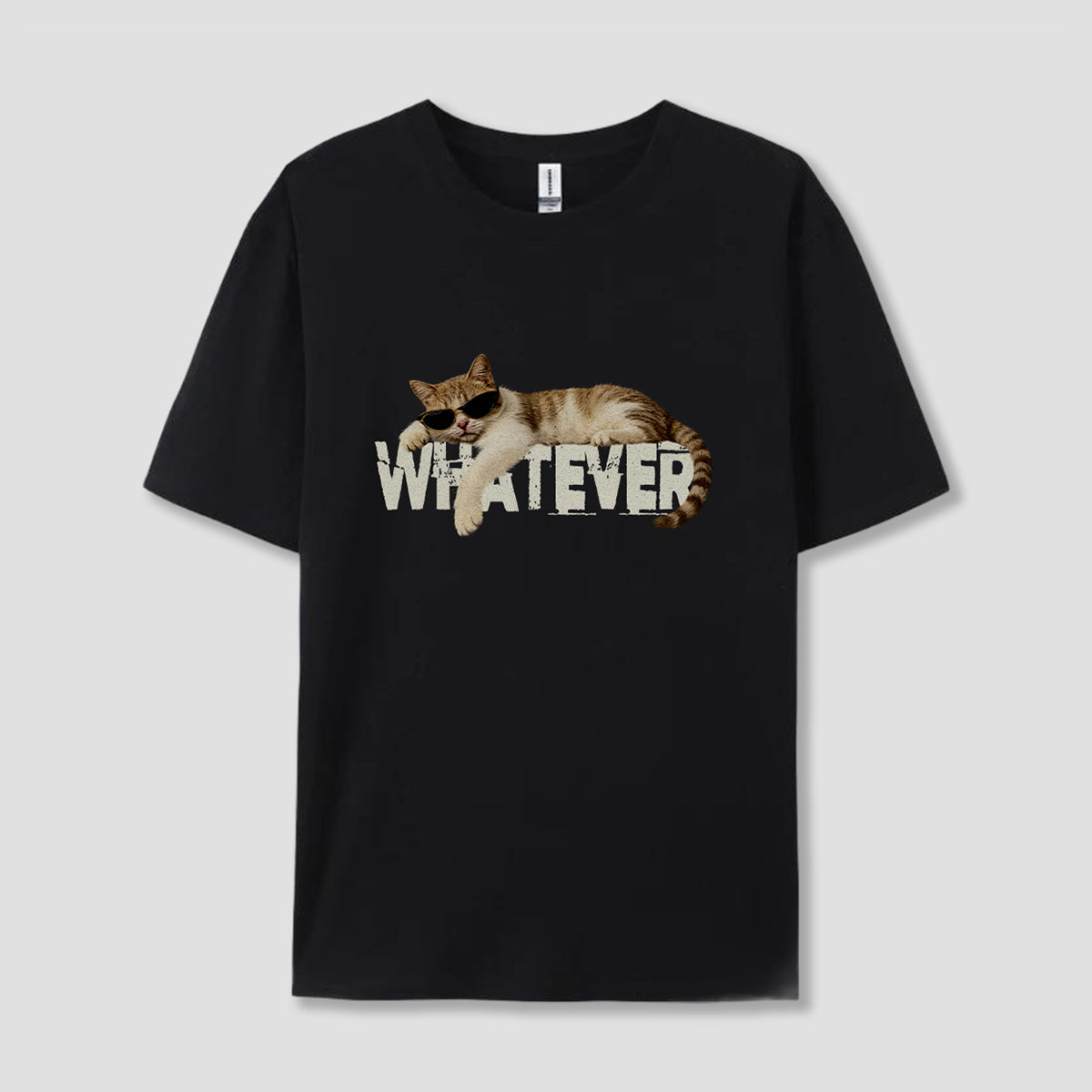 【予約】WHATEVER キャット グラフィック Tシャツ