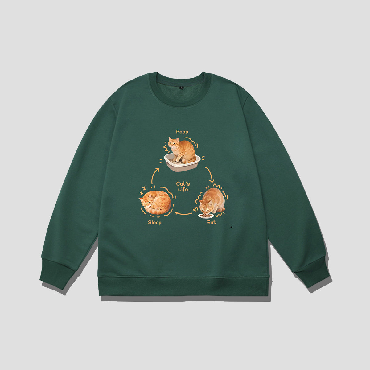 CAT’S LIFE サイクルグラフィック スウェット