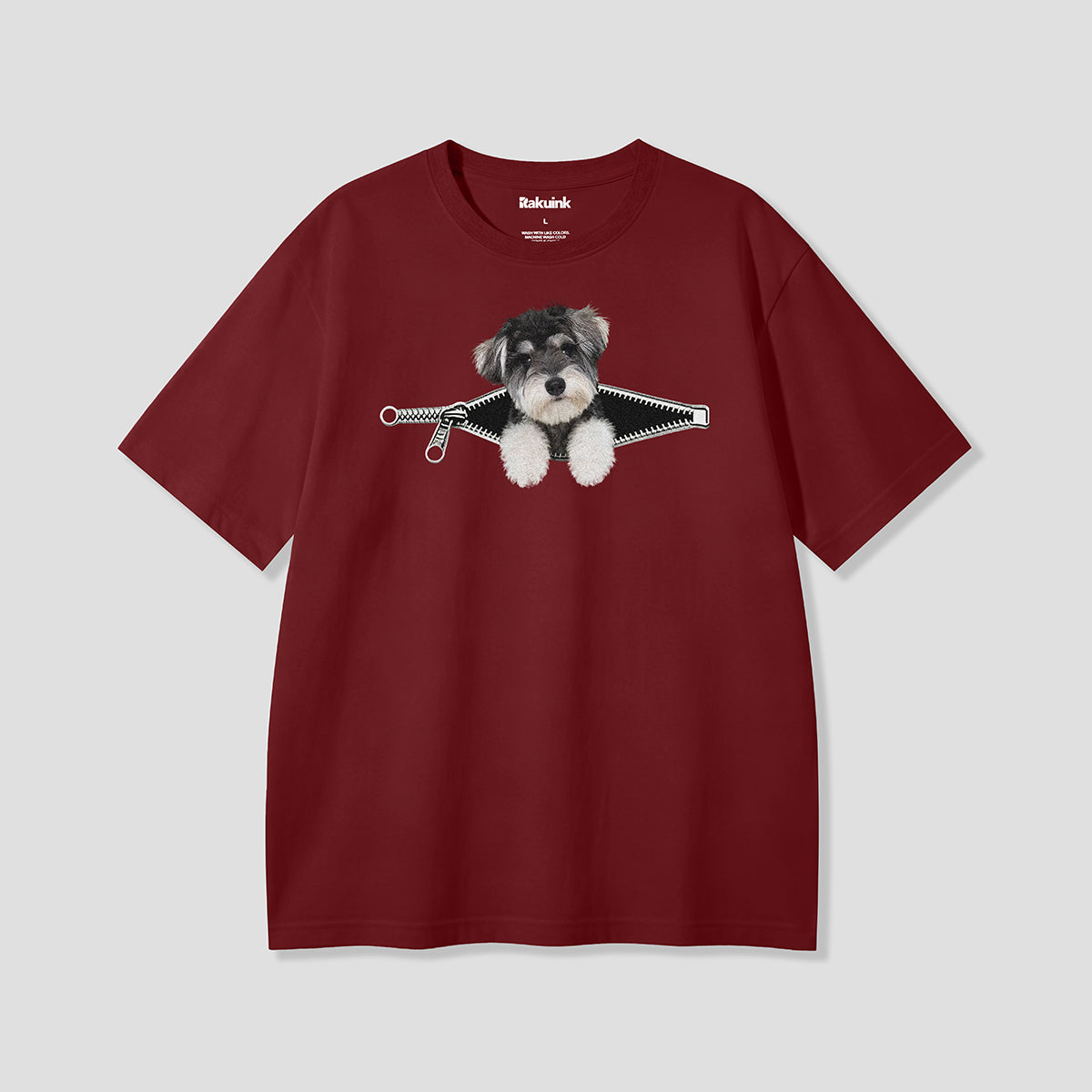 【予約】ジップアウトシュナウザー グラフィックTシャツ