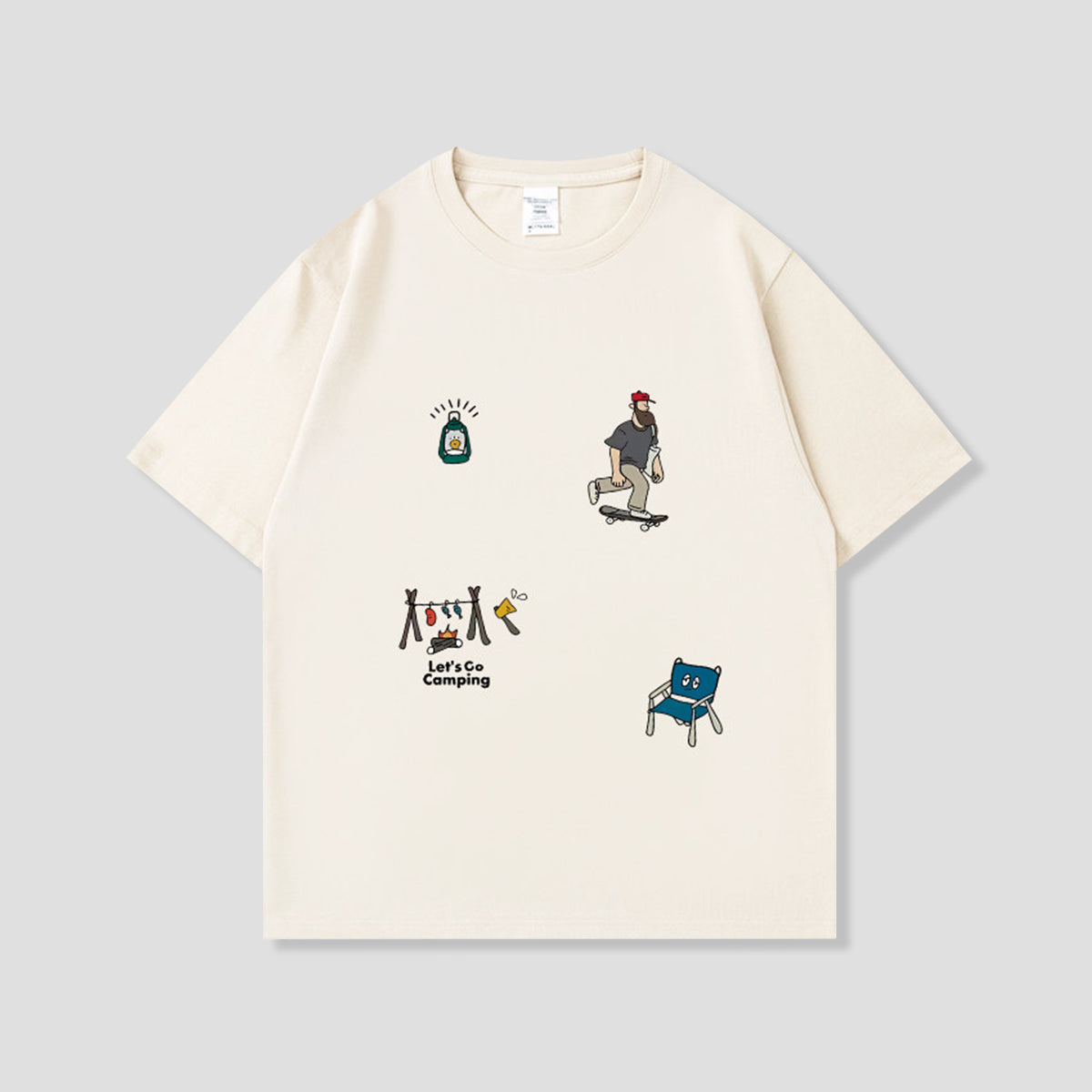キャンプミックス グラフィックTシャツ