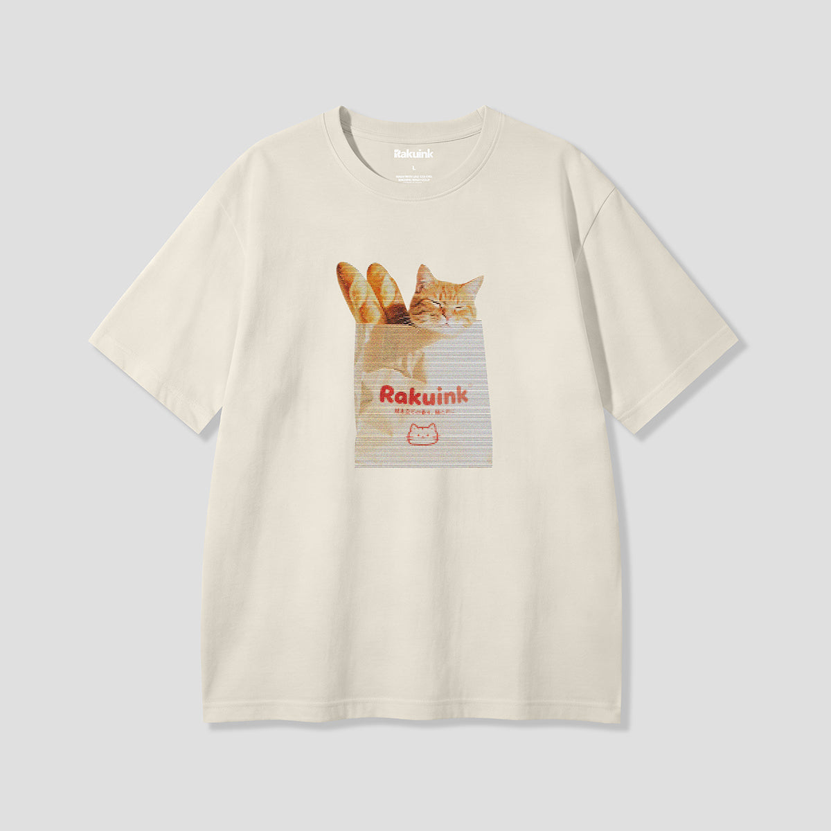 【予約】お持ち帰り猫 グラフィックTシャツ